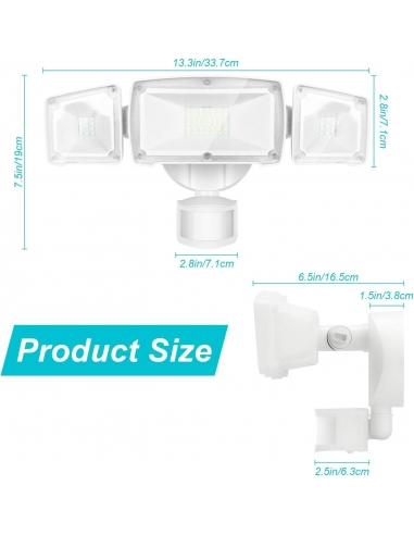 LEDMO Faretto Sicurezza LED Esterni...
