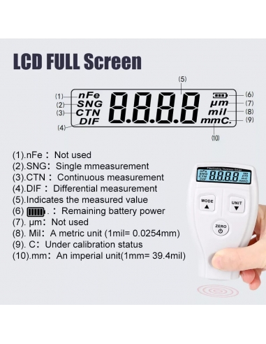 Misuratore di spessore del...