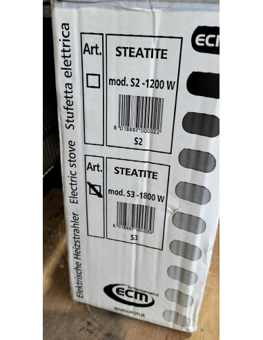 ECM S3 Stufa Elettrica 3 Elementi...