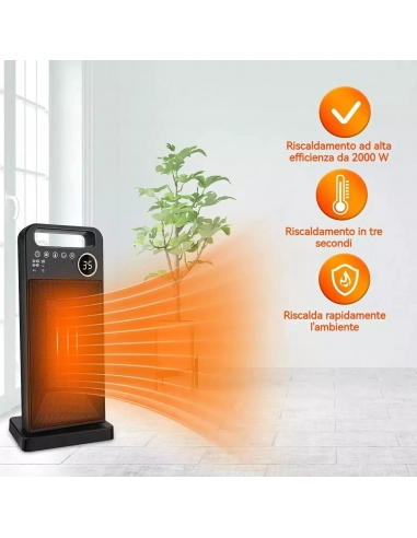 YND-2000 Riscaldatore Portatile Stufa...