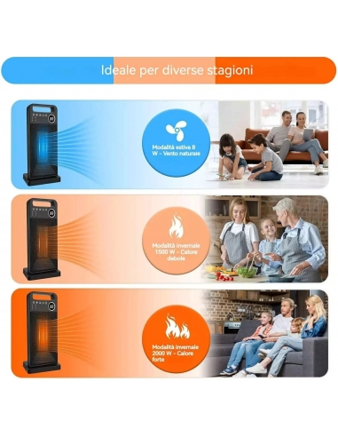YND-2000 Riscaldatore Portatile Stufa...