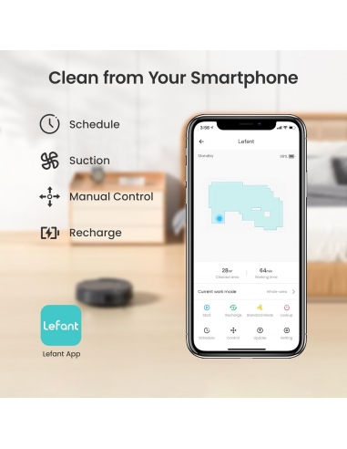 LEFANT M210P Robot Aspirapolvere...