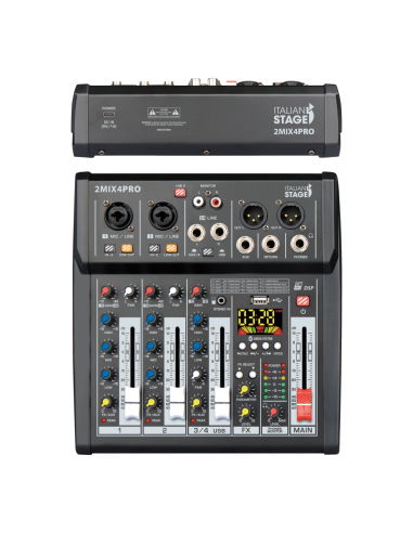 ITALIAN STAGE 2MIX4PRO Mixer Audio...