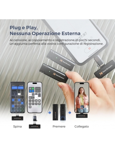 NearStream AWM10T Microfono Mini...