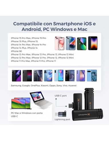 NearStream AWM10T Microfono Mini...