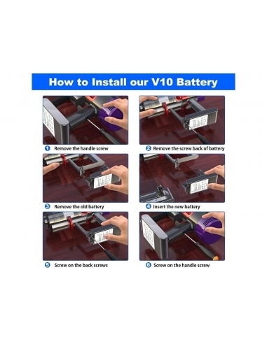 Batteria Sostitutiva per Dyson V10...
