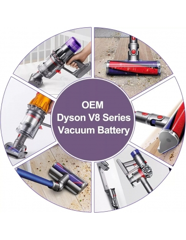 LONGFIT Batteria di Ricambio Dyson V8...