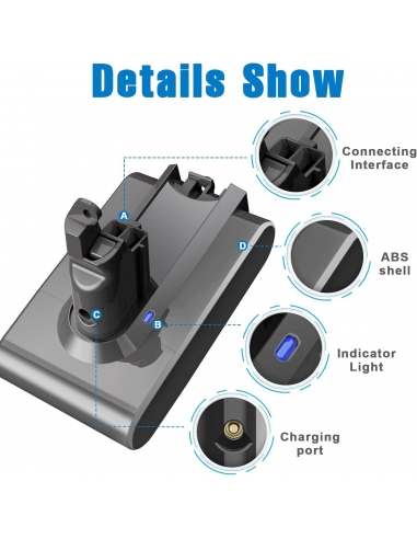 DC62 Batteria agli ioni di litio di...