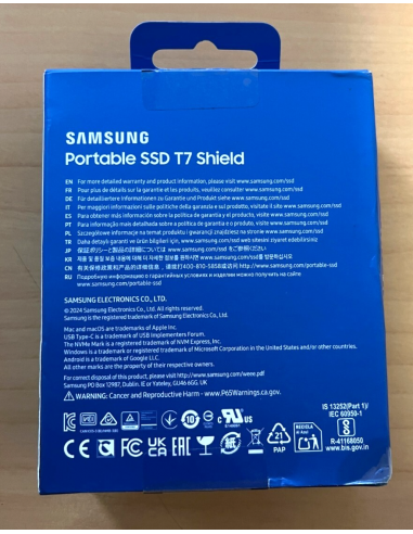 Hard Disk SSD Samsung T7 Shield...