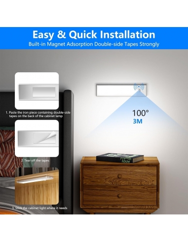 TOPPLEE Luce Sottopensile LED Sensore...