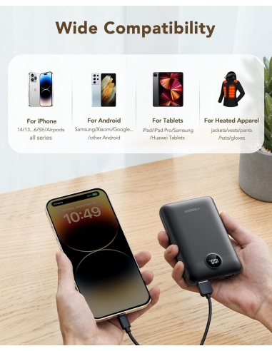 VEGER Power Bank 20000mAh 22.5W...