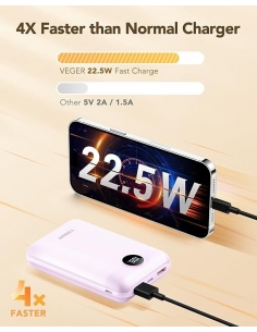 VEGER Power Bank 20000mAh... 2
