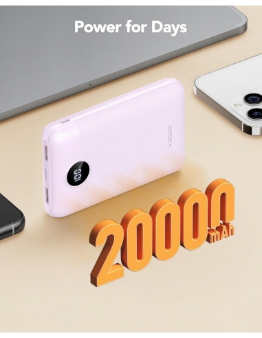VEGER Power Bank 20000mAh 22.5W...