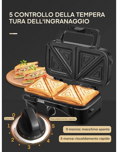 FOHERE AKA036 Tostapane 1200 W per...