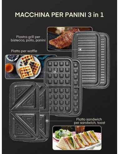 FOHERE AKA036 Tostapane 1200 W per...