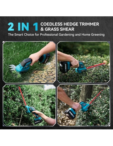 Seesii SH300 Tagliasiepi a batteria...