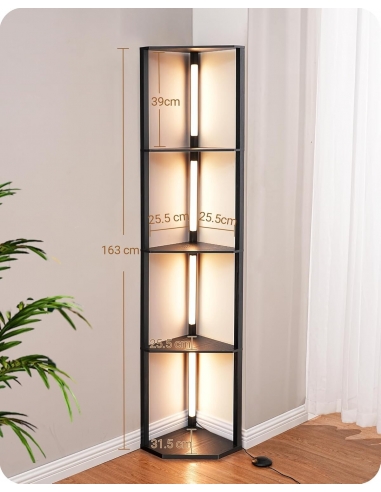 EDISHINE Lampada da Terra Soggiorno...