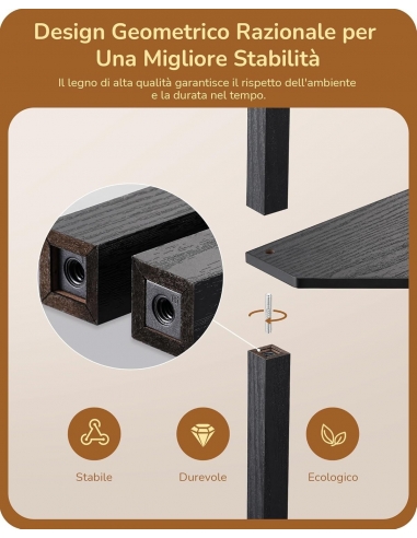 EDISHINE Lampada da Terra Soggiorno...