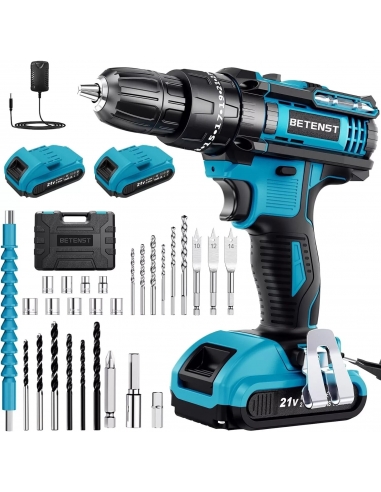 Trapano Avvitatore a Batteria 21V, 2...