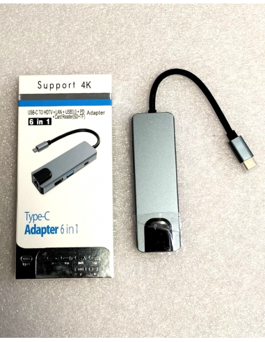 6-in-1 Docking Station USB C TO HDTV...