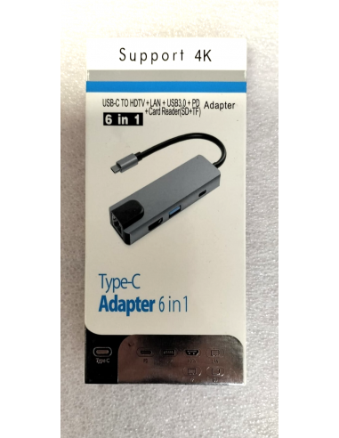 6-in-1 Docking Station USB C TO HDTV...