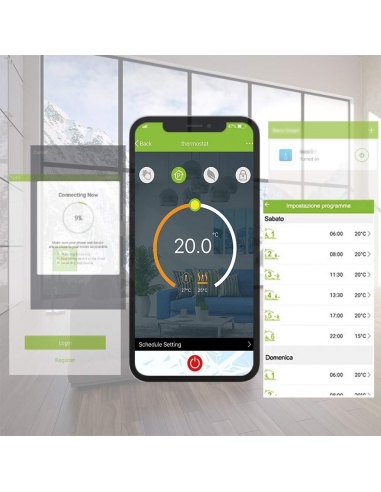 Irishom BHT-8000GCLW Termostato WiFi...