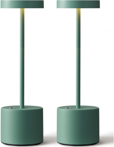 2 x Visdanfo Lampada da tavolo LED...