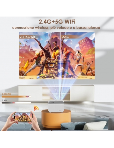 FunFlix A1 Video Proiettore Full HD...