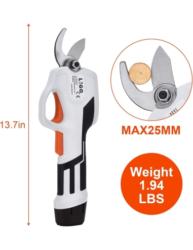 LIGO 7,2 V Forbici da potatura a...