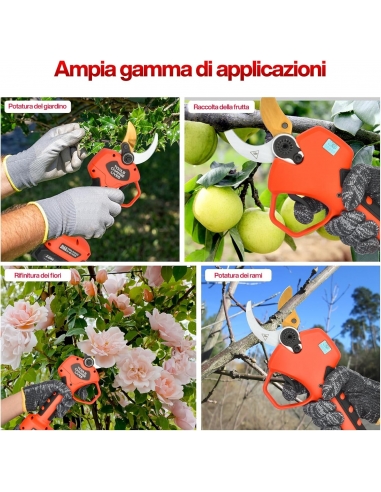 50mm Forbici Potatura a Batteria...