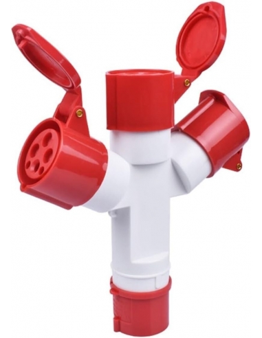 Adattatore Tripla Presa Trifase 380V...