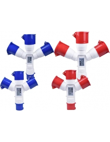 Adattatore Tripla Presa Trifase 380V...