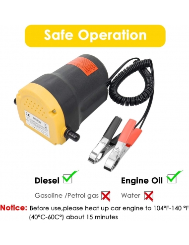 Pompa di estrazione olio 12V,...