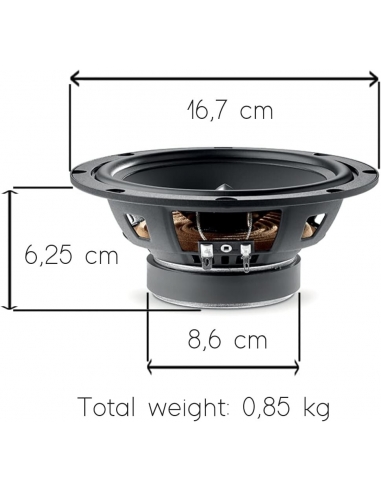 FOCAL AUDITOR  ASE-165 KIT 2 vie 6,5"...