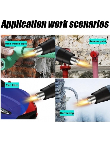 HEAT GUN Pistola di calore 2000 W,...