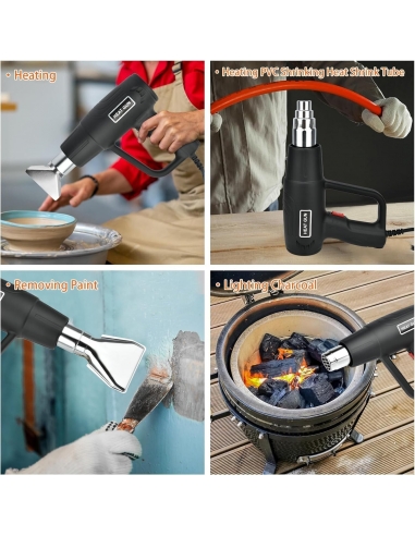 HEAT GUN Pistola di calore 2000 W,...