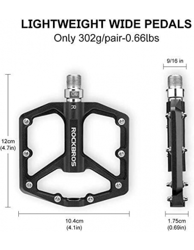 Pedali piatti ROCKBROS MTB Pedali per...