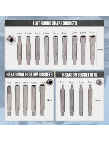 Dptool 46 pezzi Set di utensili per...