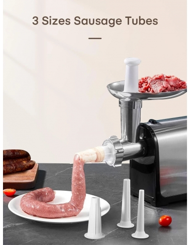 FOHERE Tritacarne 3 in 1 Elettrico...