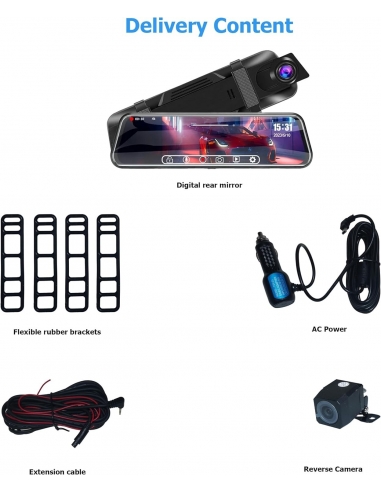 Specchietto retrovisore digitale con...