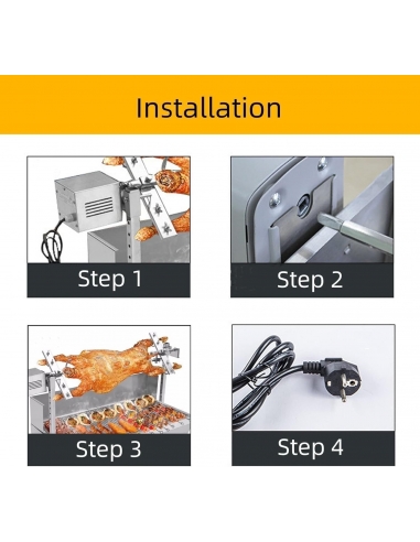 Motore per gira arrosto MX-S40 in...