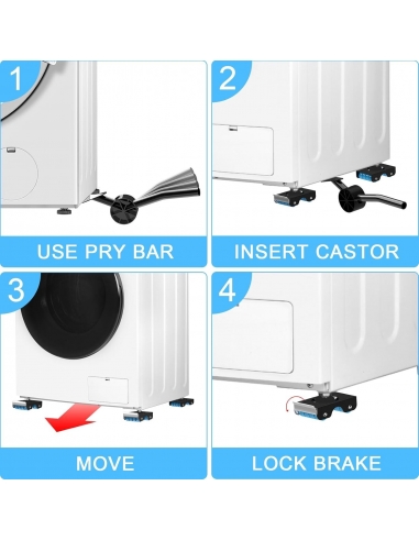 NIUXX Sollevatore per Mobili Set Di...