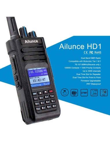 Retevis Ailunce HD1 10W DMR Radio...