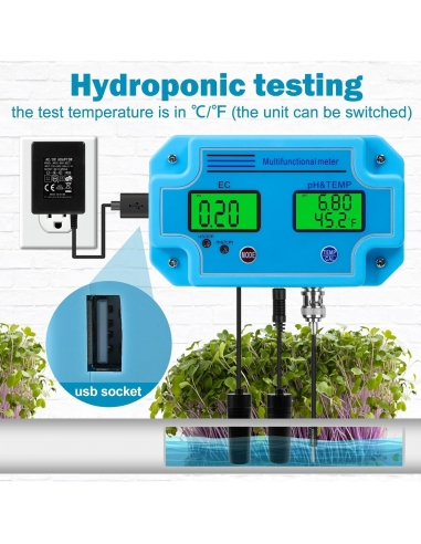 Misuratore PH, Rilevatore d'Acqua...