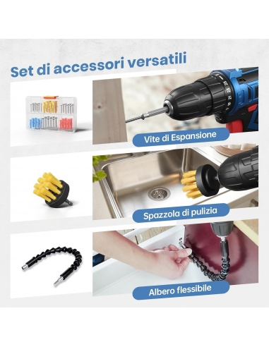 FAHEFANA Trapano Avvitatore a...