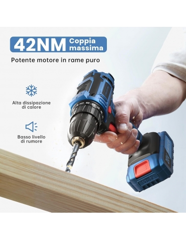 FAHEFANA Trapano Avvitatore a...