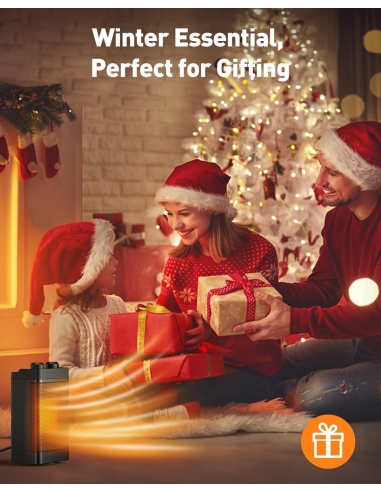 Cnkeeo Stufa Stufetta Elettrica Basso...