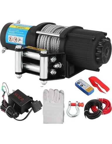 Verricello Elettrico 12V 4000lbs/1814...