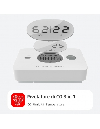 CPVAN Rilevatore Monossido di...