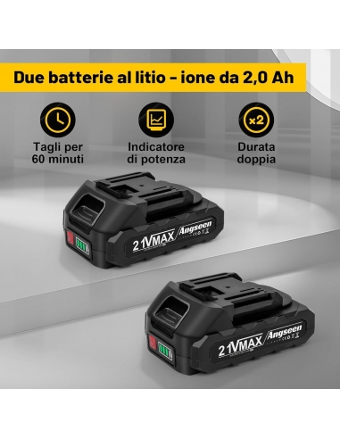 Angseen Brushless Mini Motosega 6...